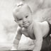 Troy, IL 9 month old baby girl portrait by Dinan Photo, located in Belleville IL