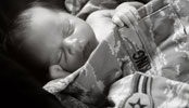 SAFB, IL newborn portrait photographed by Dinan Photo