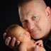 SAFB, IL father and newborn baby portrait by Dinan Photo, located in Belleville IL