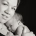 Collinsville, IL mother and newborn baby portrait by Dinan Photo, located in Belleville IL